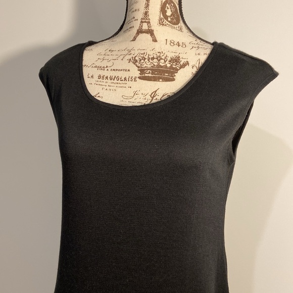 NINE WEST SCOOPNECK CAP-SLEEVE SHEATH DRESS - Picture 4 of 7